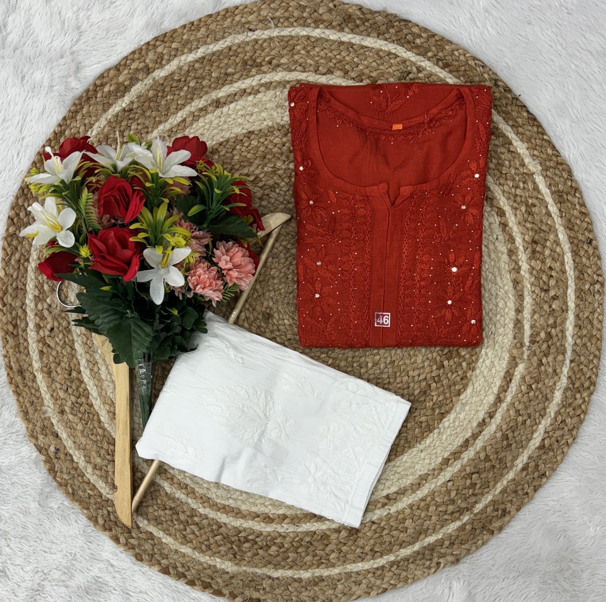 Muslin Muqaish Ghass Patti - chikankariofficial