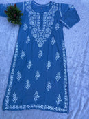 Noor chikan modal kurta - chikankariofficial