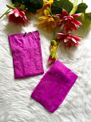 Noor Rayon Ombre tone Soft n Comfy Plazo Combo - chikankariofficial