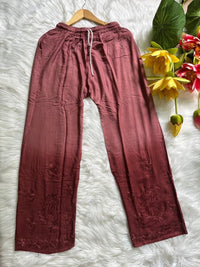 Noor Rayon Ombre tone Soft n Comfy Plazo Combo - chikankariofficial