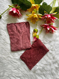 Noor Rayon Ombre tone Soft n Comfy Plazo Combo - chikankariofficial