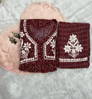 Nyra cut SlubCotton Set - chikankariofficial