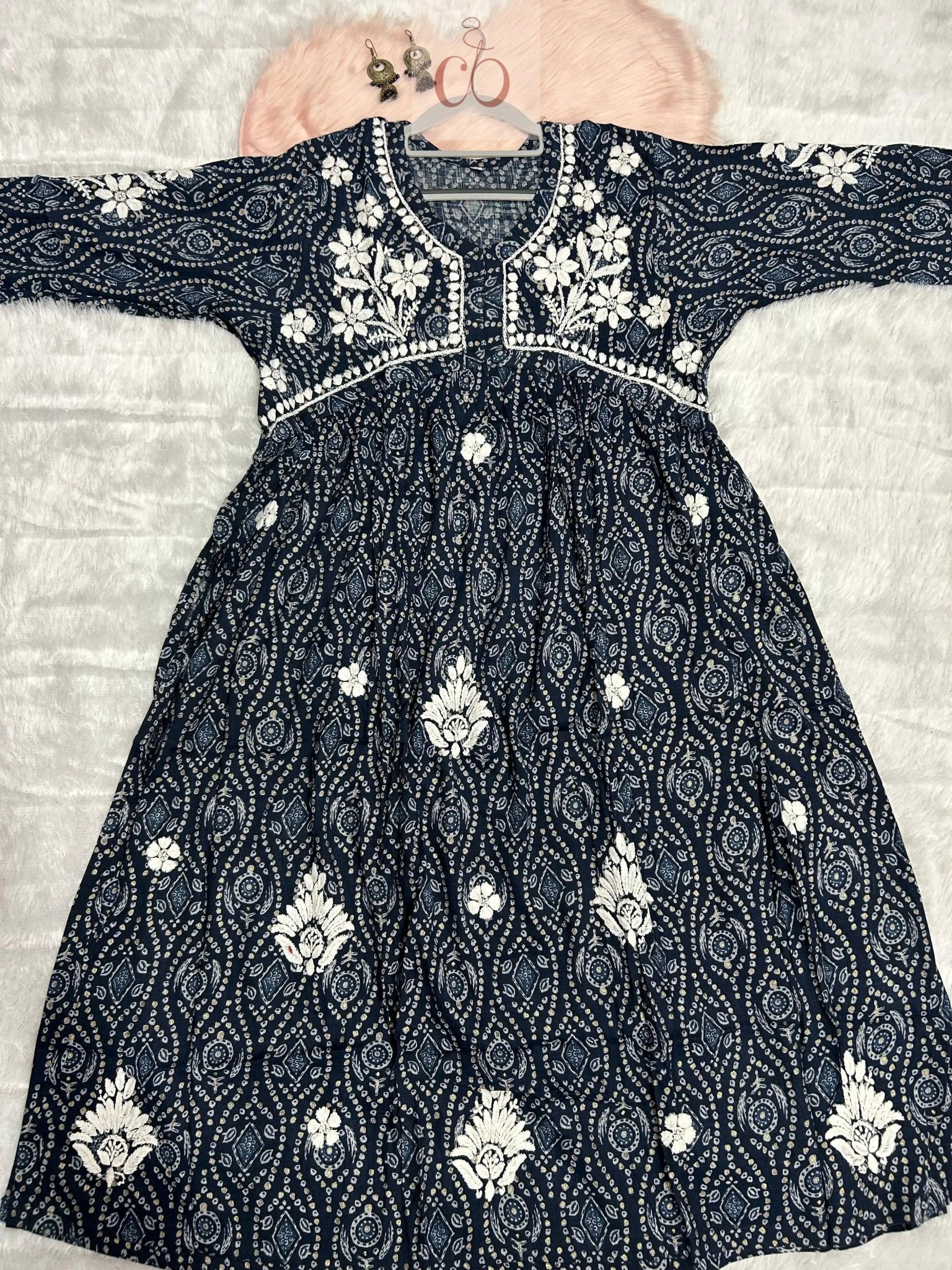 Nyra cut SlubCotton Set - chikankariofficial