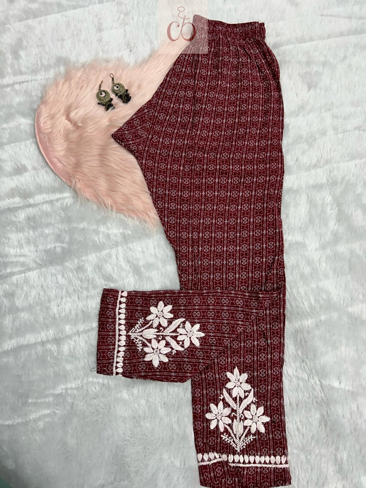 Nyra cut SlubCotton Set - chikankariofficial