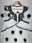 Nyra Gown Dobby Cotton - chikankariofficial