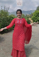 Ombre 4pc Mirror Set ( Most Loved ) Aryanshi Special - chikankariofficial