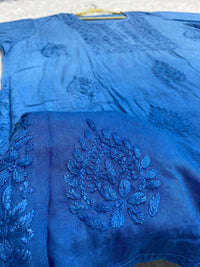 Ombre Shades plus size Tops - chikankariofficial