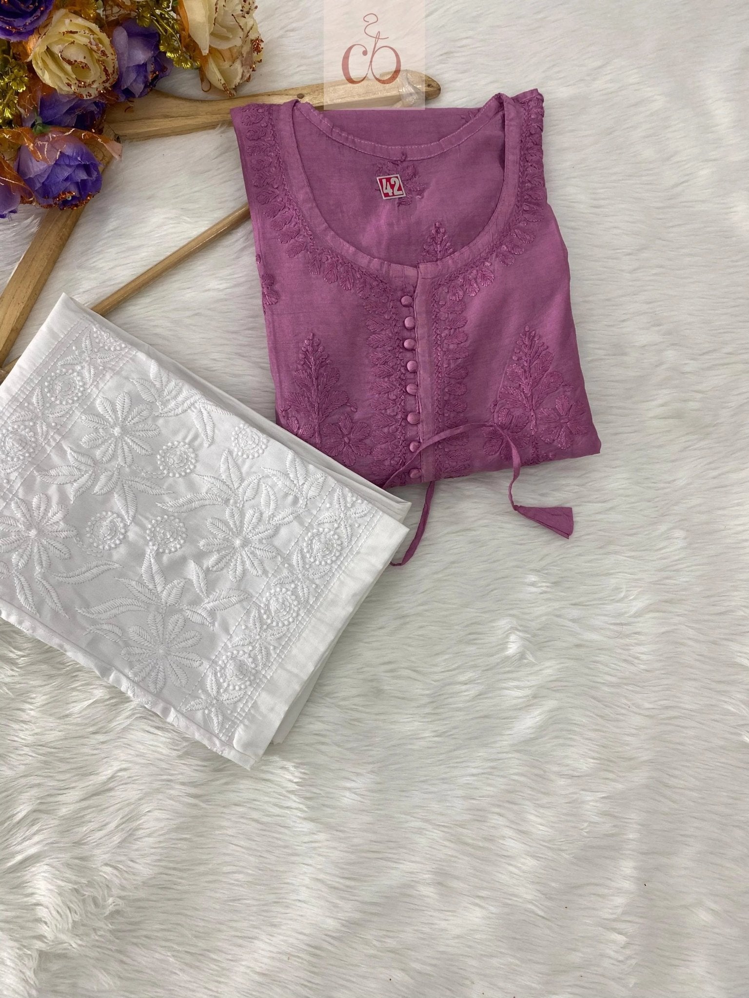 Original Chanderi Short Top - chikankariofficial