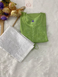 Original Chanderi Short Top - chikankariofficial