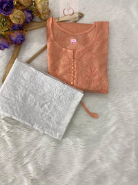 Original Chanderi Short Top - chikankariofficial