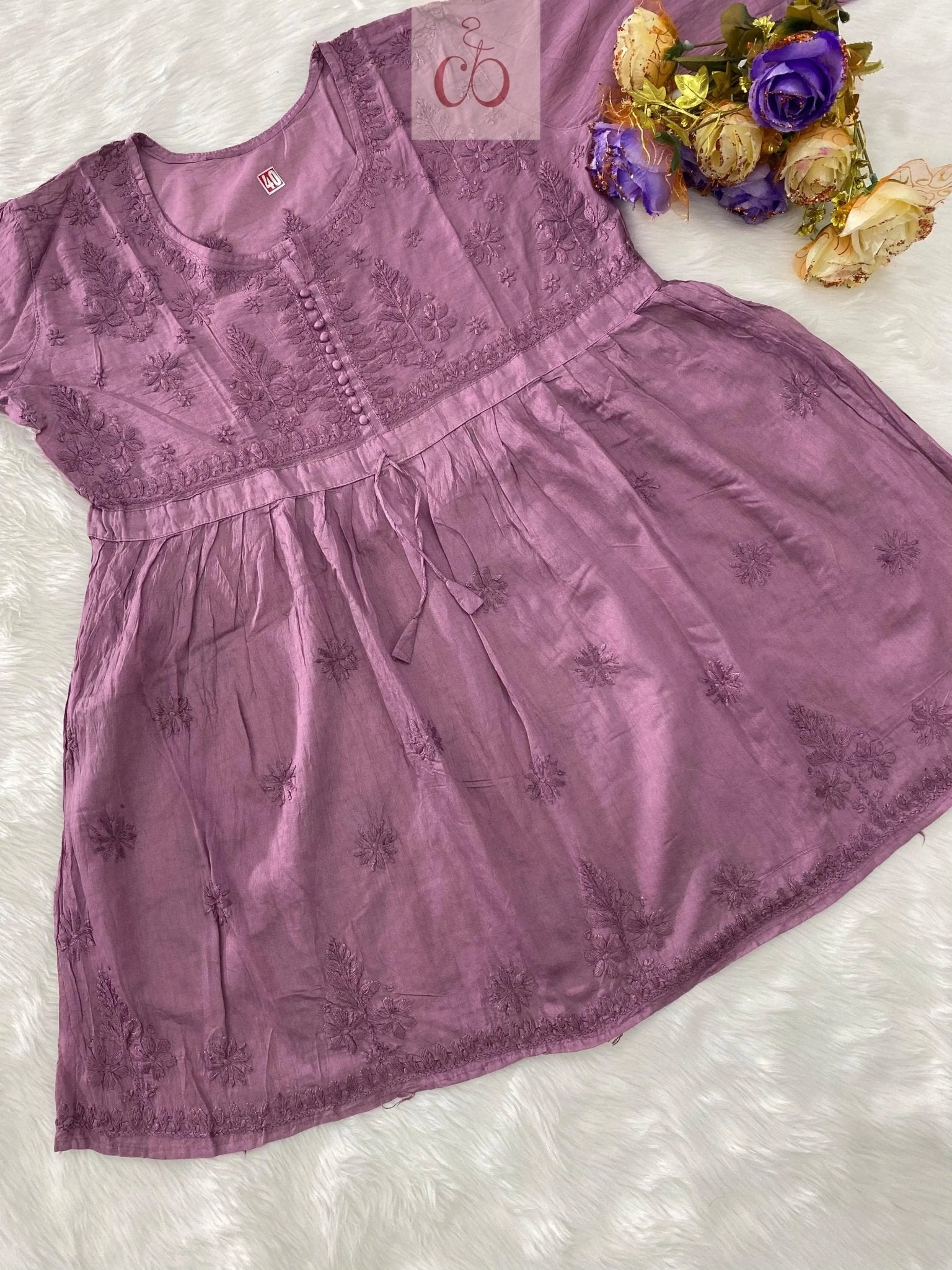 Original Chanderi Short Top