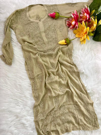 Perfect Fit viscose Chikankari - chikankariofficial