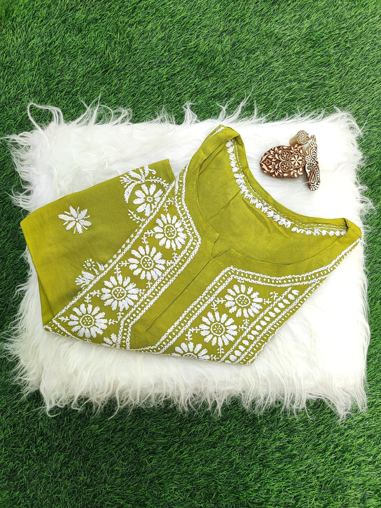 Plus Size Soft Comform Kurti - chikankariofficial