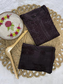 Plus Size Tone to tone Set - chikankariofficial