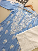 Premium 3D Modal worm Daman Kurta - chikankariofficial