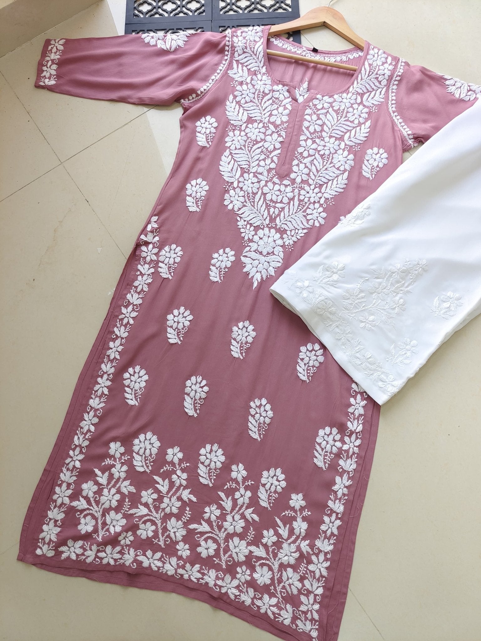 Premium 3D Modal worm Daman Kurta - chikankariofficial