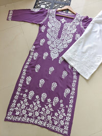 Premium 3D Modal worm Daman Kurta - chikankariofficial