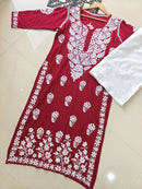 Premium 3D Modal worm Daman Kurta - chikankariofficial