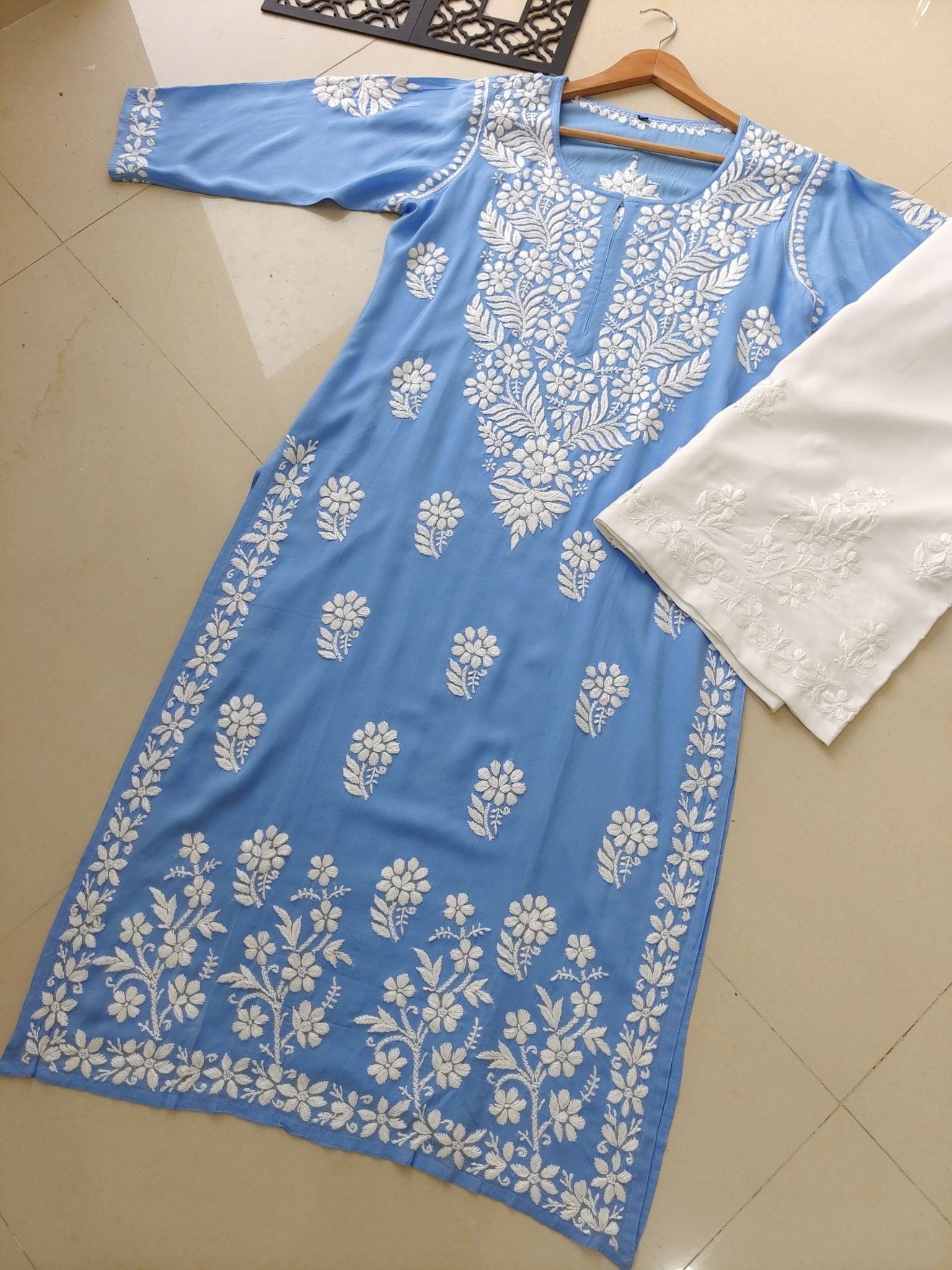 Premium 3D Modal worm Daman Kurta - chikankariofficial