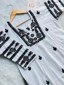 premium beautiful modal bangle work kurti - chikankariofficial