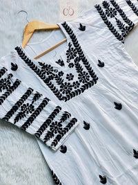 premium beautiful modal bangle work kurti - chikankariofficial