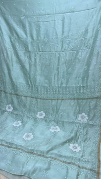 PREMIUM CHANDERI SAREE - chikankariofficial
