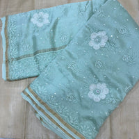 PREMIUM CHANDERI SAREE - chikankariofficial