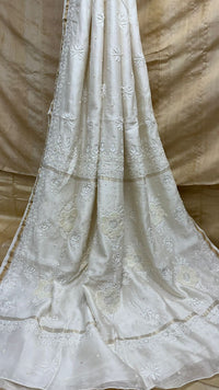 PREMIUM CHANDERI SAREE - chikankariofficial