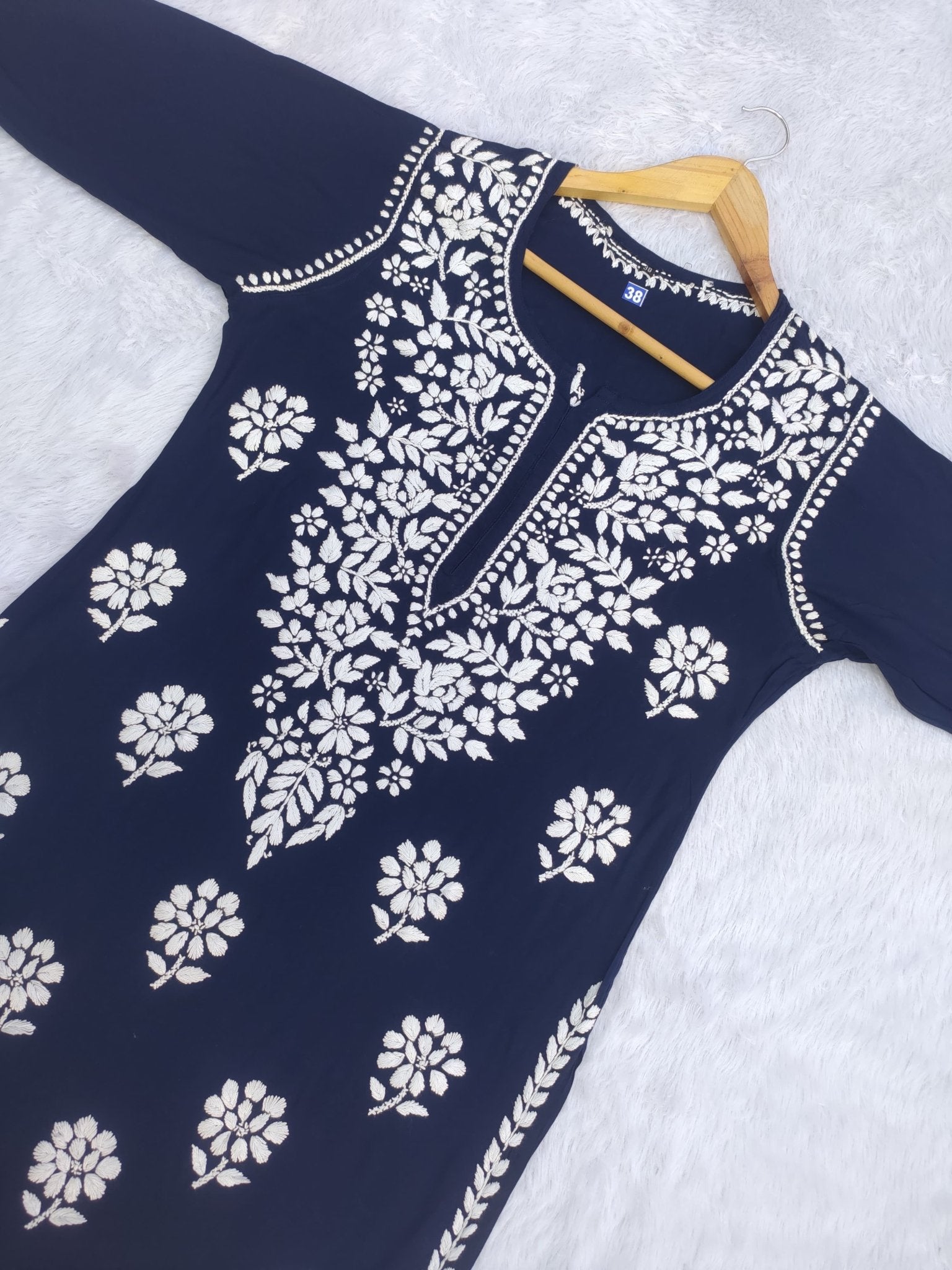 Premium heavy Work Modal kurti - chikankariofficial