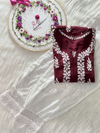 Premium launched Modal Kurti Set pair - chikankariofficial