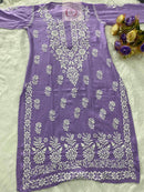 Premium Modal Cotton Heavy Work - chikankariofficial