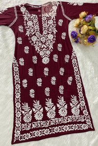 Premium Modal Cotton Heavy Work - chikankariofficial