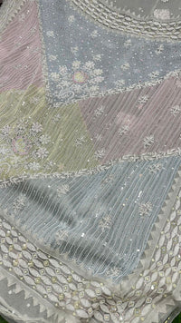 PREMIUM ORGANZA SAREE - chikankariofficial