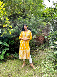 Premium Quality modaal with heavy Ghaas Patti work - chikankariofficial