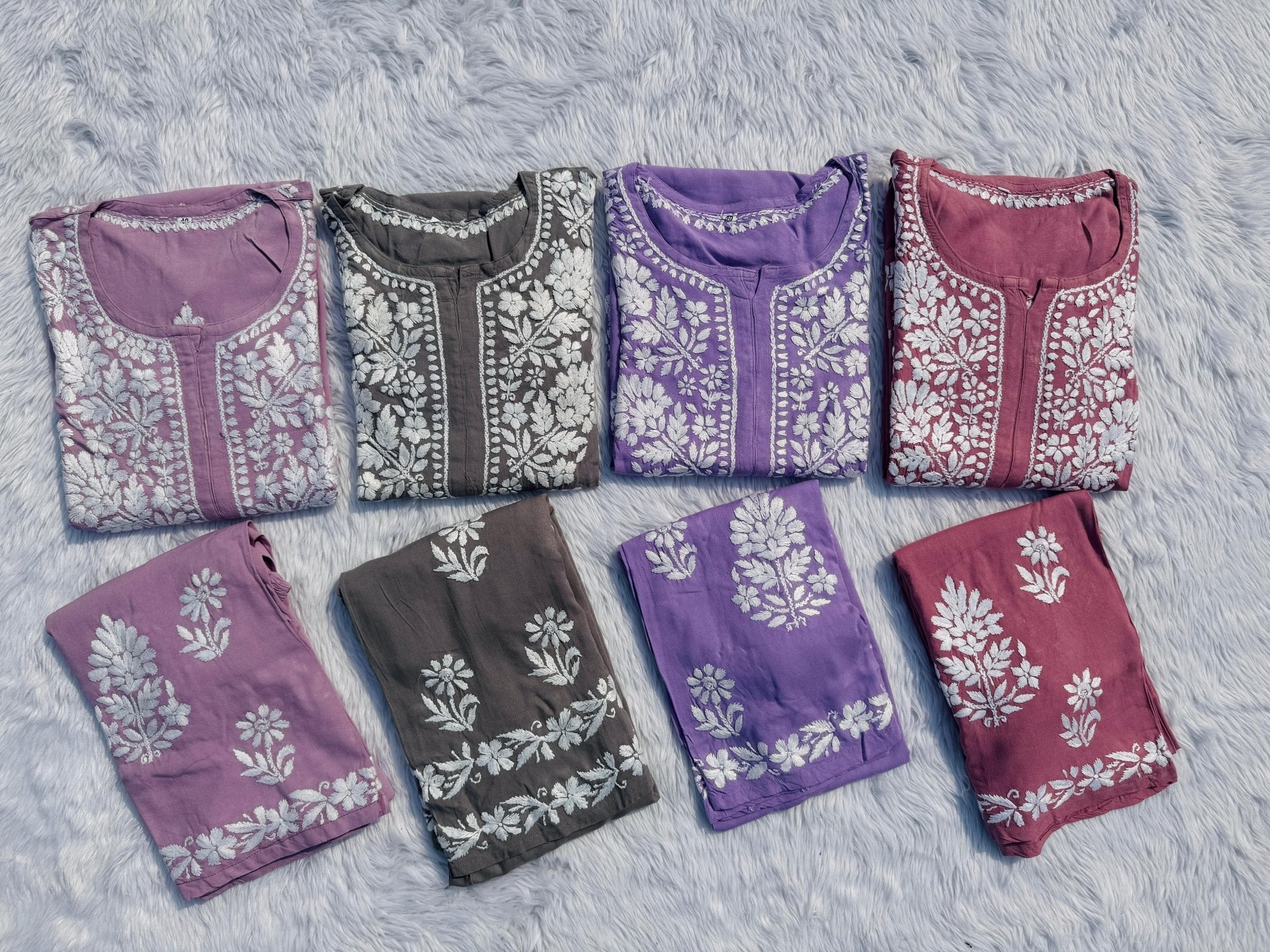 Premium Rayon Co ord Heavy set - chikankariofficial