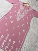 Premium Rayon Kurti Fabric - chikankariofficial