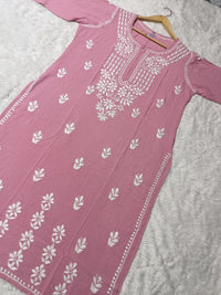 Premium Rayon Kurti Fabric - chikankariofficial