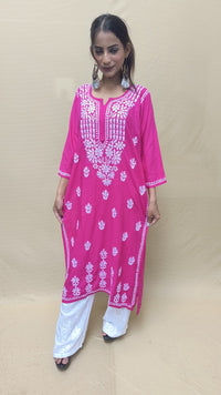 Premium Rayon Kurti Fabric - chikankariofficial