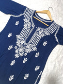 Premium Rayon Kurti Fabric - chikankariofficial