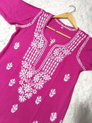 Premium Rayon Kurti Fabric - chikankariofficial