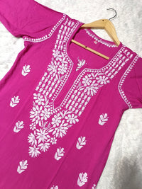 Premium Rayon Kurti Fabric - chikankariofficial