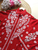 Premium Rayon Shirt Pant Co ord Sets - chikankariofficial