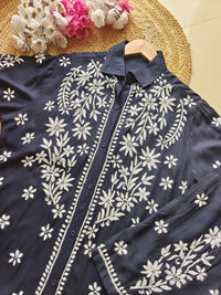 Premium Rayon Shirt Pant Co ord Sets - chikankariofficial