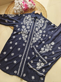 Premium Rayon Shirt Pant Co ord Sets - chikankariofficial