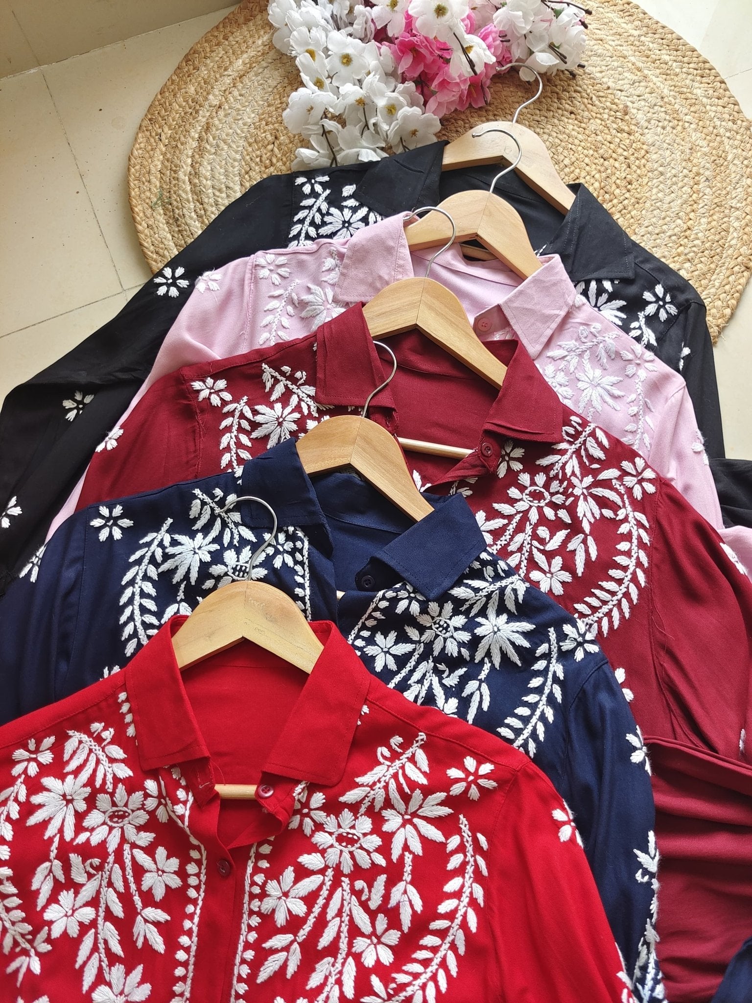 Premium Rayon Shirt Pant Co ord Sets - chikankariofficial