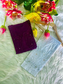 Premium Rayon Tone to Tone Muqaish kurti - chikankariofficial