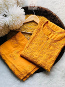 Premium Rehmat Luxe Modal Set - chikankariofficial