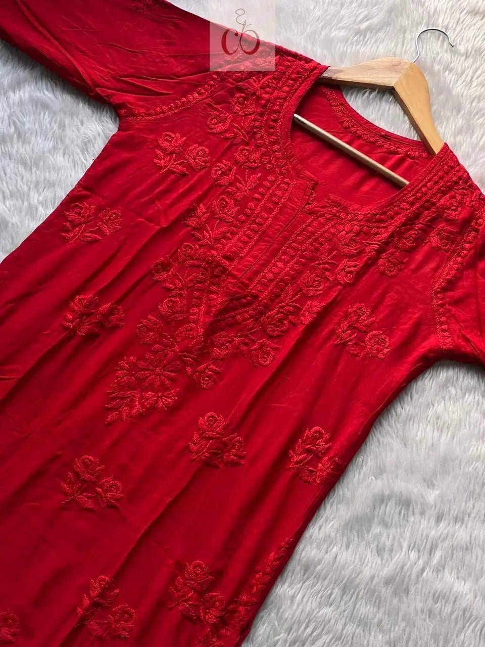 Premium Rehmat Luxe Modal Set - chikankariofficial