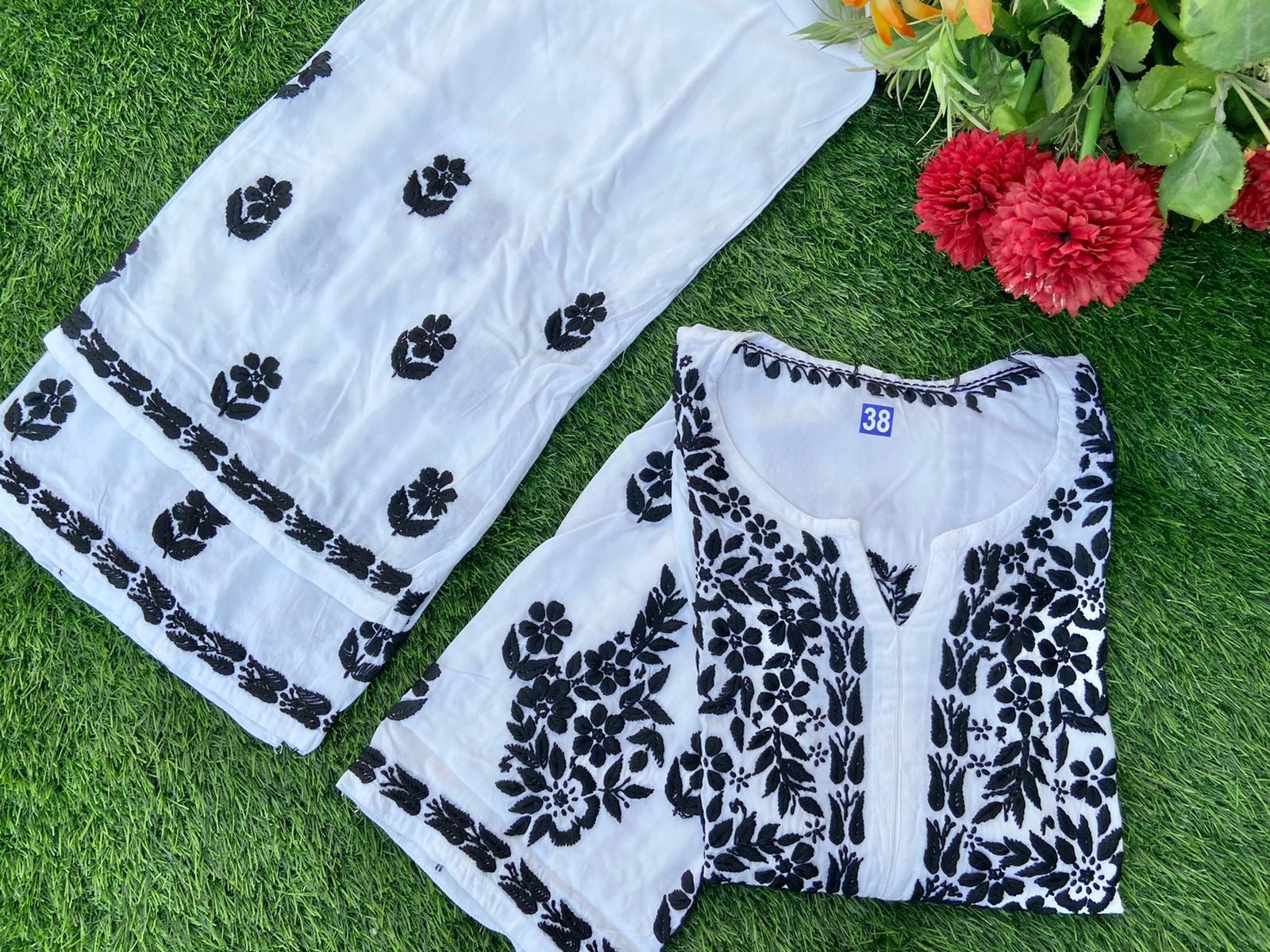 Premium Reyon fabric Plazzo Set - chikankariofficial