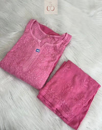 Premium Soft Rayon Buta Co ord set - chikankariofficial